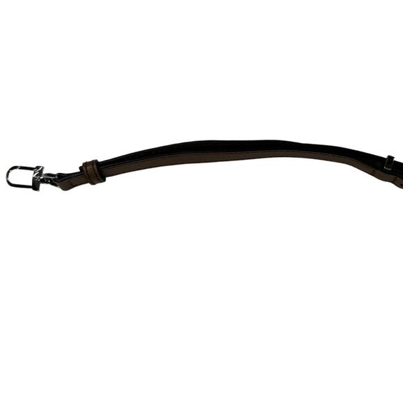 Michael Kors Adjustable Leather Chain Belt Brown 39”-50” Women’s L/XL - Picture 5 of 8